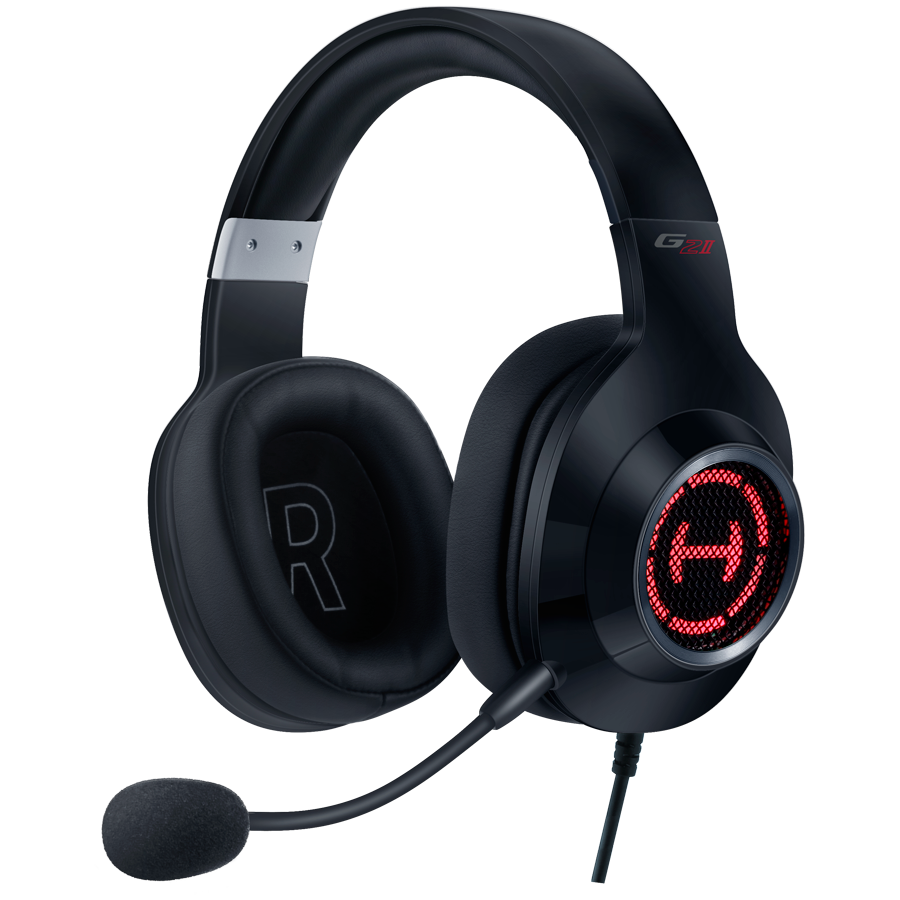 Edifier G2 II USB Gaming Headset, 50mm drivers, Virtual 7.1 Surround, RGB lighting, Noise-Canceling Microphone, Black - Image 2
