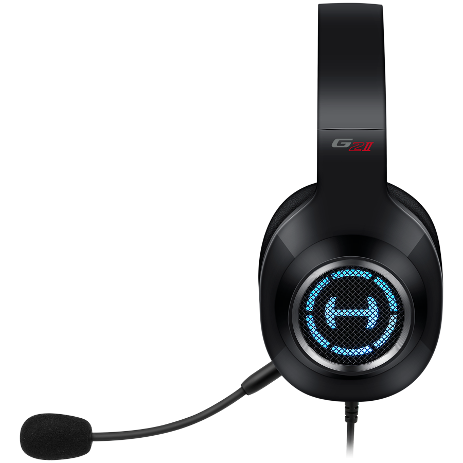 Edifier G2 II USB Gaming Headset, 50mm drivers, Virtual 7.1 Surround, RGB lighting, Noise-Canceling Microphone, Black - Image 4