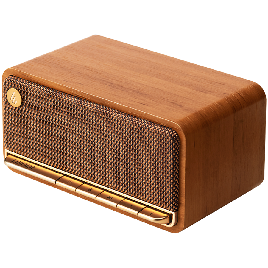 Edifier MP230 Bluetooth Speaker, BT V5.0, USB-C, AUX, TF Card, 2x 48mm Drivers, USB-C, 20W (RMS), Brown