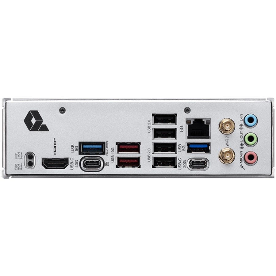 MSI PRO X870E-P WIFI, ATX, Socket AM5, 4x DDR5 Dual Channel DDR5 up to 8200(OC)MHz, 3x PCIe x16 slot, 3x M.2 slot, 4x USB 2.0, 2x USB 5Gbps, 2x USB 10Gbps, 1x 20Gbps Type-C, 1x 40Gbps Type-C, HDMI, 7.1 HD Audio, 5G LAN, WiFI 7, BT, 3Y - Image 3