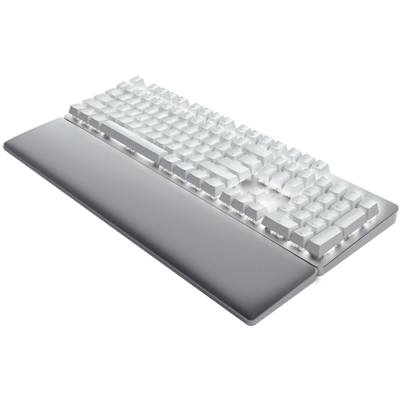 Razer Pro Type Ultra - US Layout, Wireless Mechanical Keyboard for Productivity, Razer Yellow Mechanical Switch, Bluetooth and Razer HyperSpeed (2.4GHz), Backlit keys (white LED), USB-C, Plush leatherette wrist rest, Soft-touch coating - Image 3