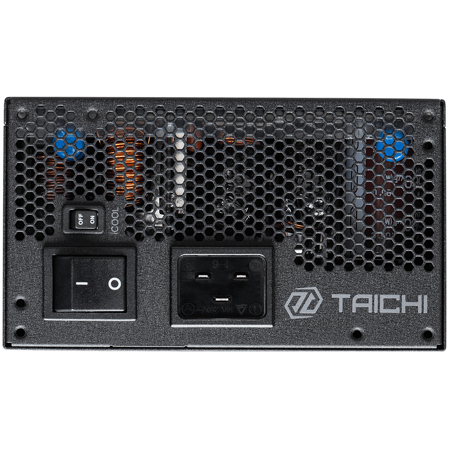 Asrock TC-1300T, 1300W, 80 Plus Titanium, Fully Modular PSU, Japanese Capacitors, 2x EPS 12V CPU(4+4pin), 2x PCIe5.1 (12+4pin), 8x PCIe (6+2pin), 3x 4-pin connectors, 9x SATA, OCP, SCP, OVP, UVP, OTP, OPP protections, 135 mm Axial Fan, ATX 3.1 - Image 3
