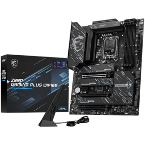 MSI Z890 GAMING PLUS WIFI6E, LGA 1851, Dual Channel DDR5 up to 9200(OC)MHz, 3x PCIe x16 slots, 4x M.2 slot, 4x USB 2.0, 2x USB 3.2 Gen 1, 1x USB 3.2 Gen 2, 1x USB 3.2 Gen 2 Type-C, 1x HDMI, 1x DP, 5Gbps LAN, WIFI6E, 7.1 Audio, 3Y