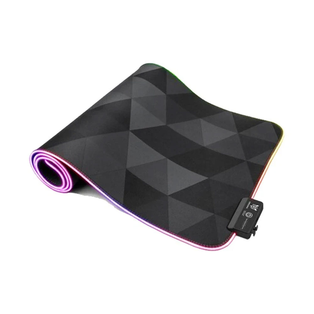 Геймърска подложка за мишка Onikuma MP006, RGB подсветка, 800x300, Черен - 17829 - Image 2