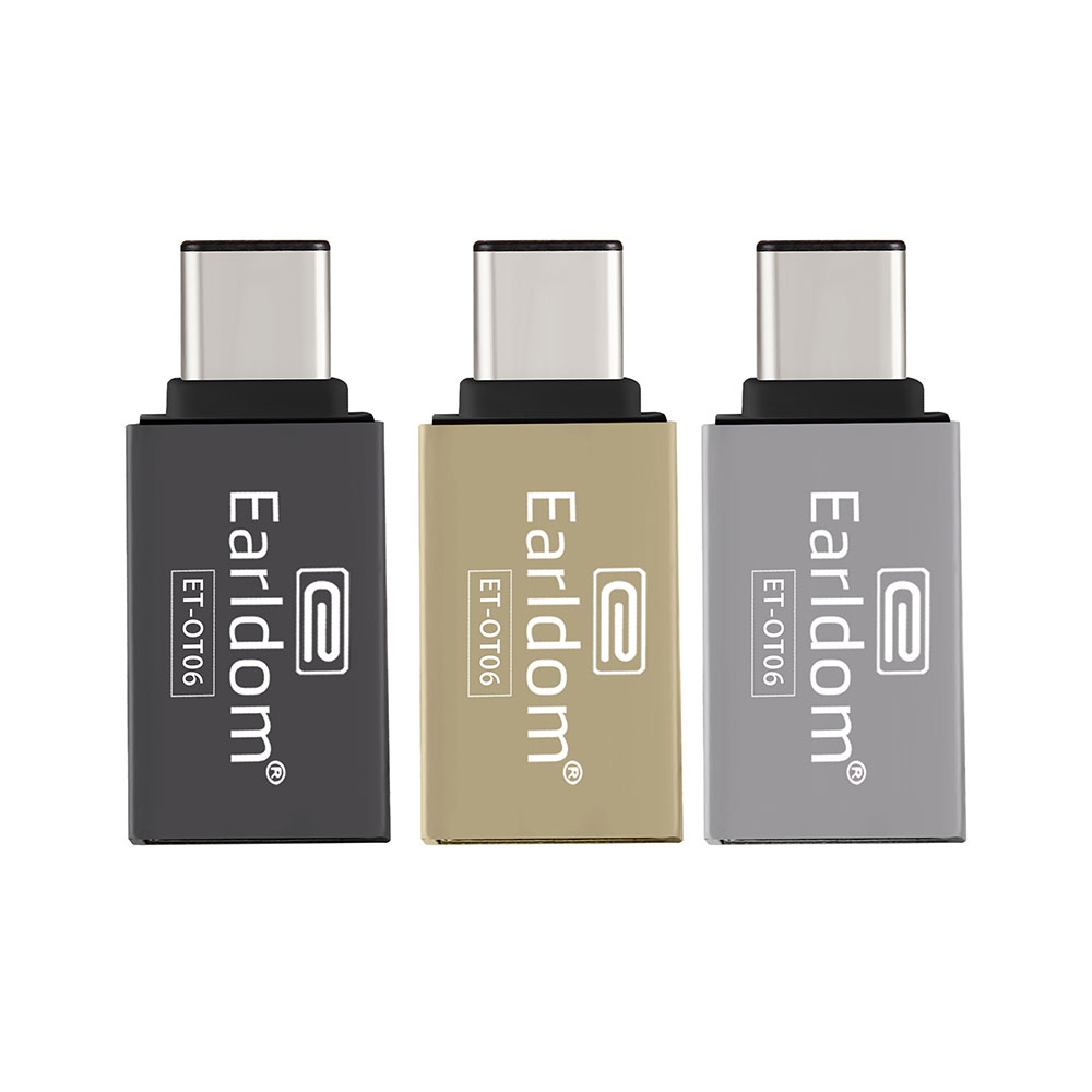 Преходник Earldom ET-OT06, USB F към Type-C OTG, Различни цветове - 40169 - Image 2