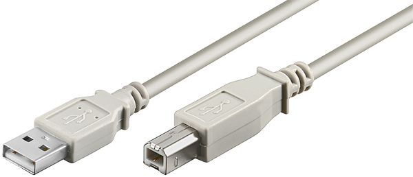 Кабел за принтер DeTech USB A - USB B, High Quality, 3.0m -18075 - Image 2