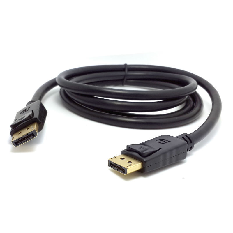 Кабел DeTech DP - DP M/M, 14+1 cooper, 5м, Черен - 18272 - Image 3
