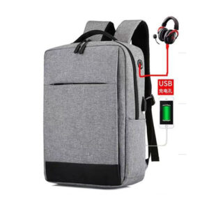 Раница за лаптоп  BP-04, 15.6", Сив - 45291