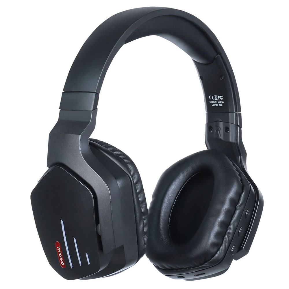 Слушалки с Bluetooth Onikuma B60, Черен - 20778 - Image 2