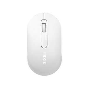 Мишка Mixie R518, Безжична, USB, 3D, Бял - 757