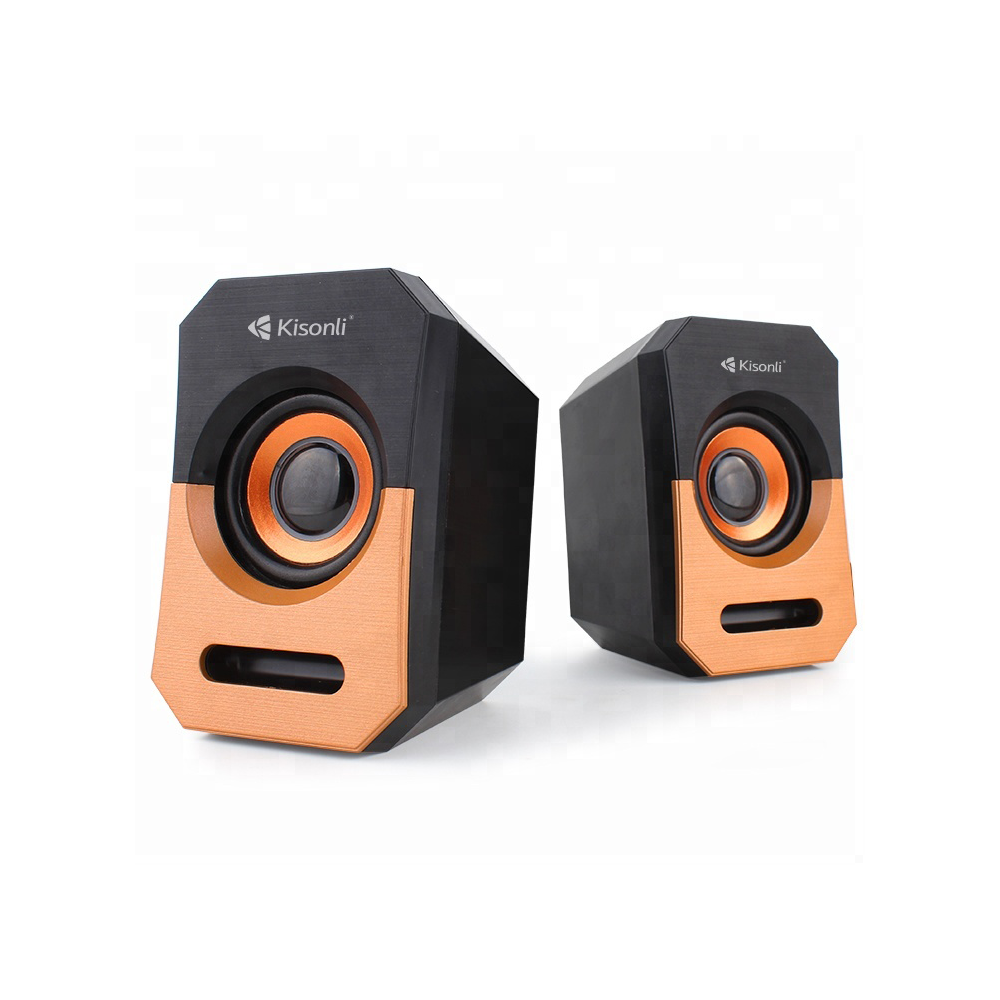 Тонколони Kisonli А-606, 3W*2, USB, Различни цветове - 22118 - Image 4