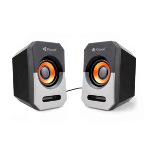Тонколони Kisonli А-606, 3W*2, USB, Различни цветове - 22118