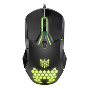 Геймърска мишка Onikuma CW902, Оптична, 7D, RGB, Черен - 762