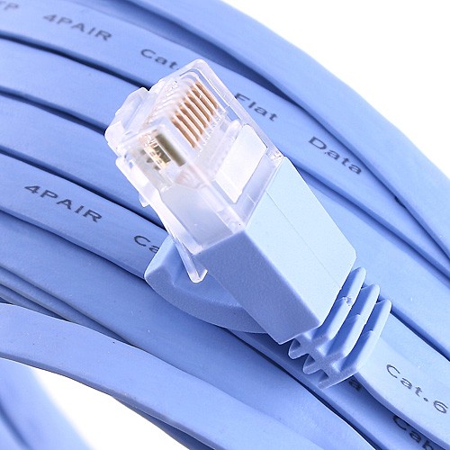 Кабел DeTech LAN - LAN, Cat:6, Flat, 3.0m - 18131 - Image 2