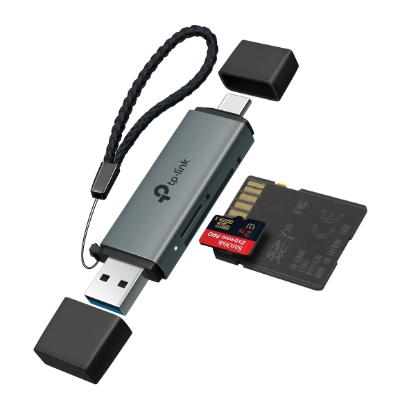 Четец на карти USB 3.0 Type-C & A към SD и microSD 3.0 TP-Link UA430D - Image 2