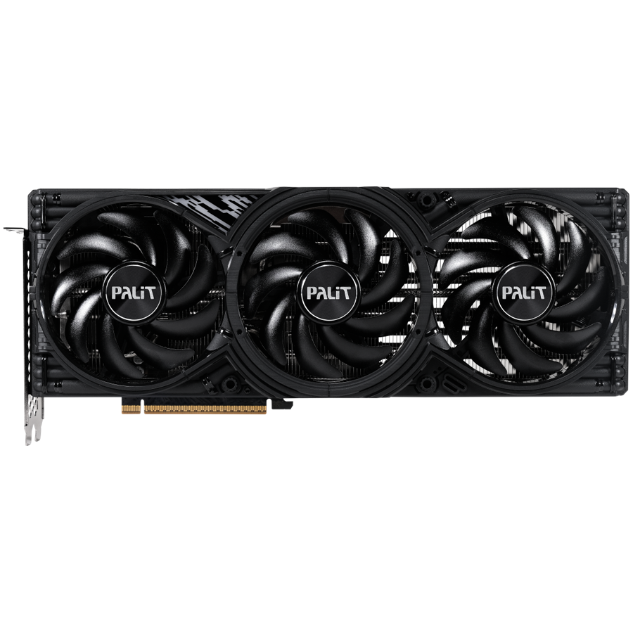 PALIT GeForce RTX 5070 Ti GamingPro-S 16GB GDDR7 256 bit, 1x HDMI 2.1b, 3x DP 2.1b, 3 Fan, 1x 16-pin pwr connector, 750W, 331.9 x 127.1 x 49.7 mm, NE7507T019T2-GB2031U - Image 2