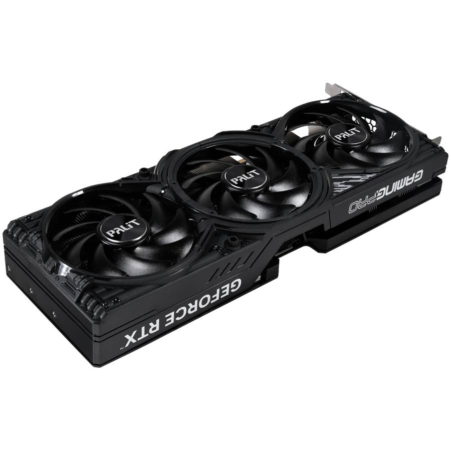 PALIT GeForce RTX 5070 Ti GamingPro-S 16GB GDDR7 256 bit, 1x HDMI 2.1b, 3x DP 2.1b, 3 Fan, 1x 16-pin pwr connector, 750W, 331.9 x 127.1 x 49.7 mm, NE7507T019T2-GB2031U - Image 5