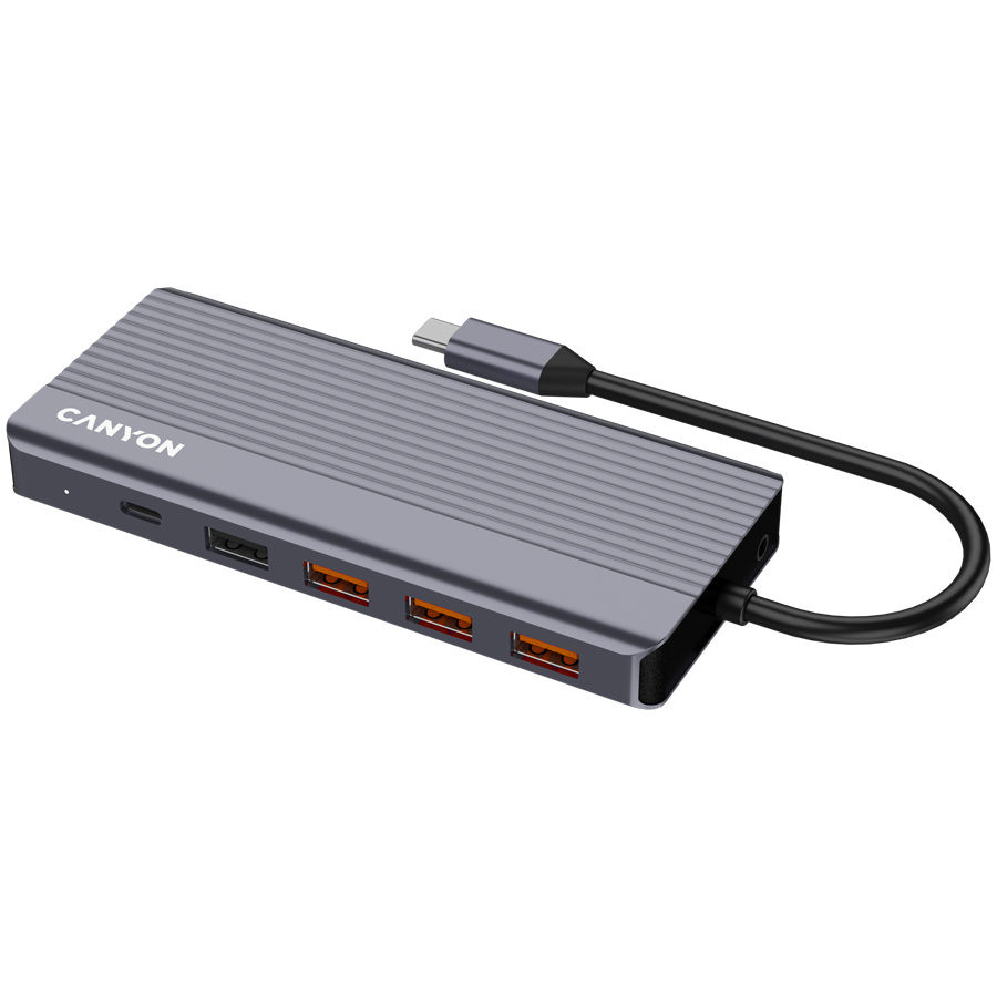 CANYON hub DS-16 13in1 4k USB-C Grey - Image 3