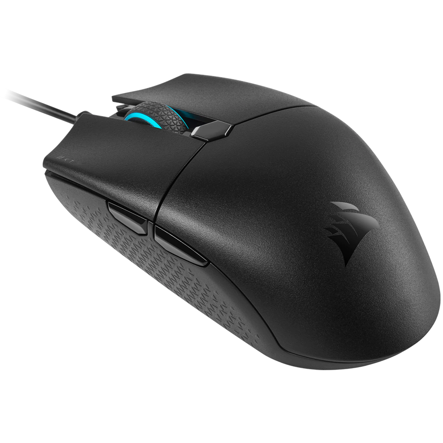 CORSAIR KATAR PRO, Wired, Black, Backlit RGB LED, 12400 DPI, Optical - Image 2