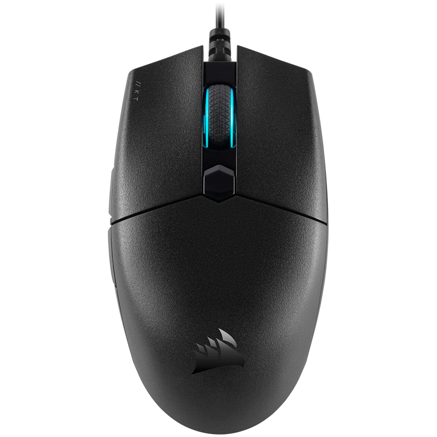 CORSAIR KATAR PRO, Wired, Black, Backlit RGB LED, 12400 DPI, Optical