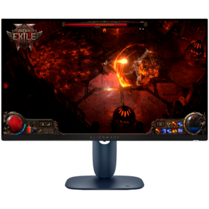 Monitor LED Alienware AW2725DM 27" 2560x1440, QHD, 180Hz, Fast IPS AG, 16:9, 1000:1, 400 cd/m2, 2ms/1ms, 178/178, 95% DCI-P3, DP 1.4, 2xHDMI 2.1, 1xUSB-B, 2xUSB-A, Flicker-free, Tilt, Swivel, Pivot, Height Adjust (11cm), G-SYNC, FS Pr. HDR400, 3Y