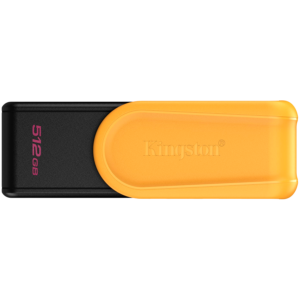 Kingston 512GB Portable USB 3.2 Gen 1 DataTraveler Exodia S (Black/Yellow)