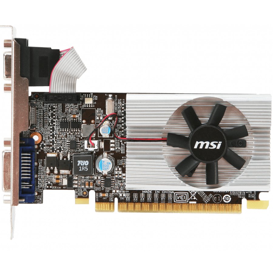 MSI Video Card NVidia N210-1GD3/LP (GF210, 1GB GDDR3 64bit, PCI Express x16 2.0, DVI, HDMI, D-SUB) - Image 2