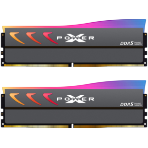 SILICON POWER 32GB (16Gx2) XPOWER Storm DDR5 RGB Gaming UDIMM, DDR5-6000, C36, 2Gx8 SR, RGB-UDIMM, w/HS-G