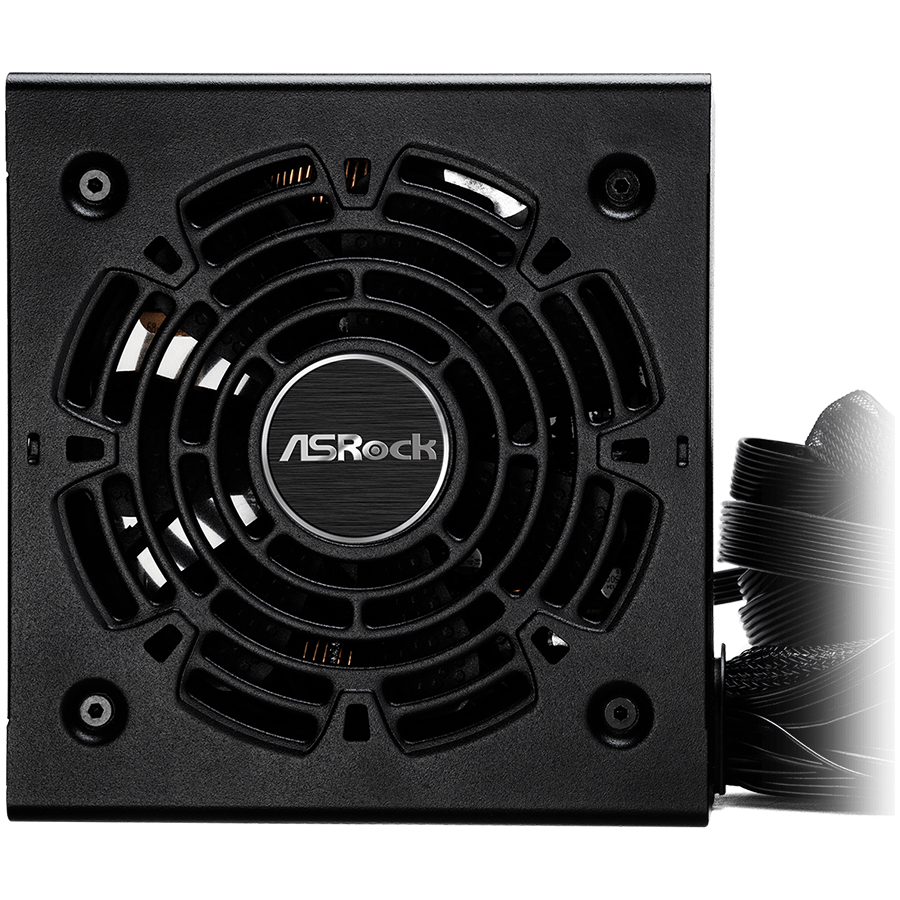Asrock CL-850G, 850W, 80 Plus GOLD, Non Modular PSU, 2x EPS 12V CPU(4+4pin), 4x PCIe (6+2pin), 2x 4-pin connectors, 4x SATA, OCP, SCP, OVP, UVP, OTP, OPP protections, 120 mm Fan, ATX 3.1, 5Y warranty - Image 2