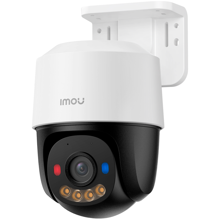 Imou PoE full colour Smart PT camera, 8MP, 3.6 mm Fixed lens, 20 fps. IR up to 30m, FOV 105, 355 pan, 0-90 tilt, 4 led spotlight, 2 red-blue light, build-in Mic and Speaker, Siren 120 dB, micro SD up to 512GB, 8x digital zoom, ONVIF, 1x RJ45 PoE, 9W