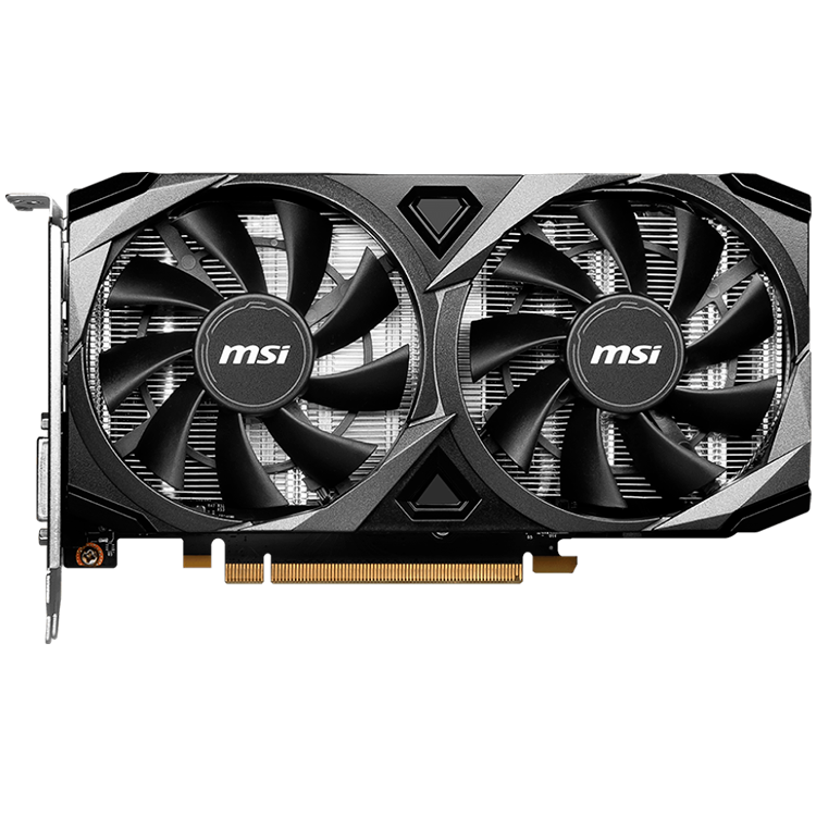 MSI Video Card Nvidia GeForce RTX 3050 VENTUS 2X XS 8G OC, 8GB GDDR6, 128bit, Boost: 1807 MHz, 2560 CUDA Cores, PCIe 4.0, 1x DP 1.4a, 1xHDMI 2.1a, 1xDL-DVI-D, RAY TRACING, Dual Fan, 500W, 3Y - Image 2