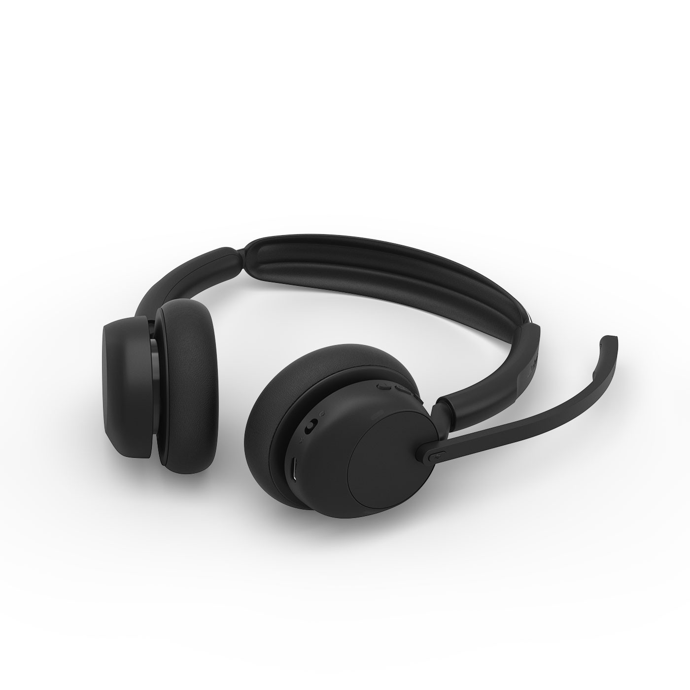 Jabra Evolve3 45 Stereo безжични стерео слушалки с ANC, LINK 390a, MS, черни - Image 4