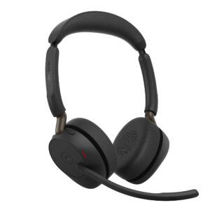 Jabra Evolve3 65 Stereo безжични стерео слушалки с ANC, LINK 390a, MS, черни