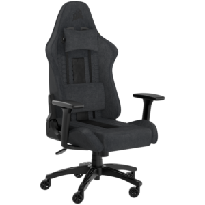 CORSAIR TC100 RELAXED Gaming Chair, Fabric - Grey and Black