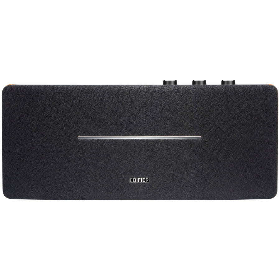 Edifier D12 2.0 Bluetooth Speaker, BT V5.0, RCA, AUX, 2x 4-inch Midrange Drivers, 2x 19mm Tweeters, Remote Control and Top-Mounted Controls, Brown - Image 2