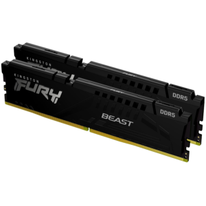 Kingston 64GB 5600MT/s DDR5 CL40 DIMM (Kit of 2) FURY Beast Black