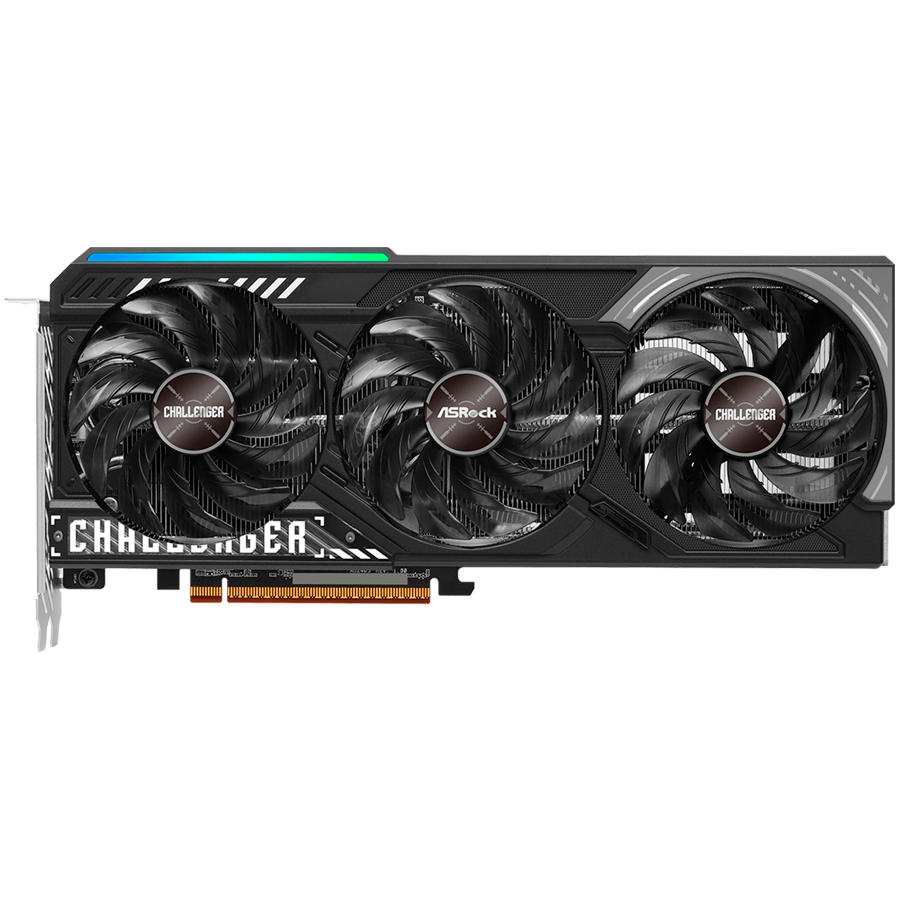 ASROCK Video Card AMD Radeon RX 9070 Challenger 16GB GDDR6 256-bit HDMI 3x DP - Image 2