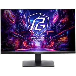 Asrock Gaming Monitor, 27" QHD(2560x1440) IPS, Anti-Glare, 180 Hz, 99% sRGB, 1000:1, 16:9, 400 cd/m², 178º/178º, 1ms (MPRT), AMD FreeSync, Flicker-free, Tilt, VESA, 2x 2W Speakers, 2x HDMI 2.0, 1x DP 1.4, 1x Audio Jack (3.5mm), 3Y